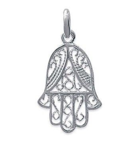 Pendentif main de fatima argent massif